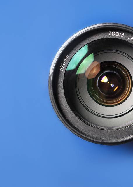 Foto de una lente de cámara