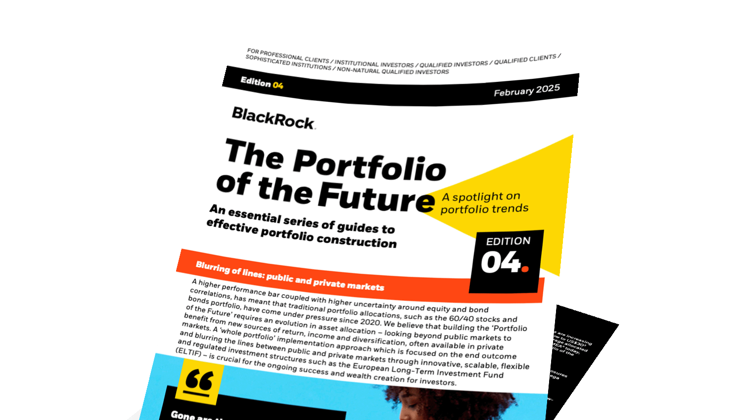Foto de la portada de la revista 'portfolio of the future